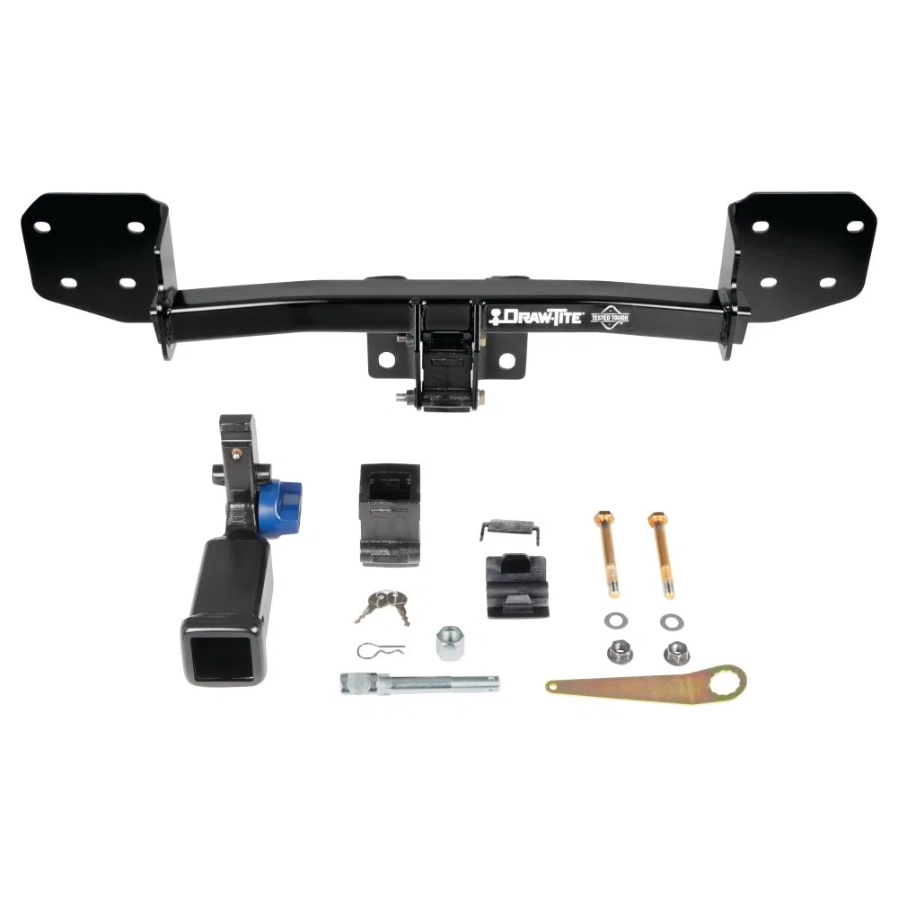 76907 – DRAW TITE Trailer Hitch Rear, Class III Square Tube Welded 2 Inch Receiver 3500 Pound Weight Carrying Capacit...